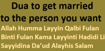 Wazifa To Make Someone Marry You